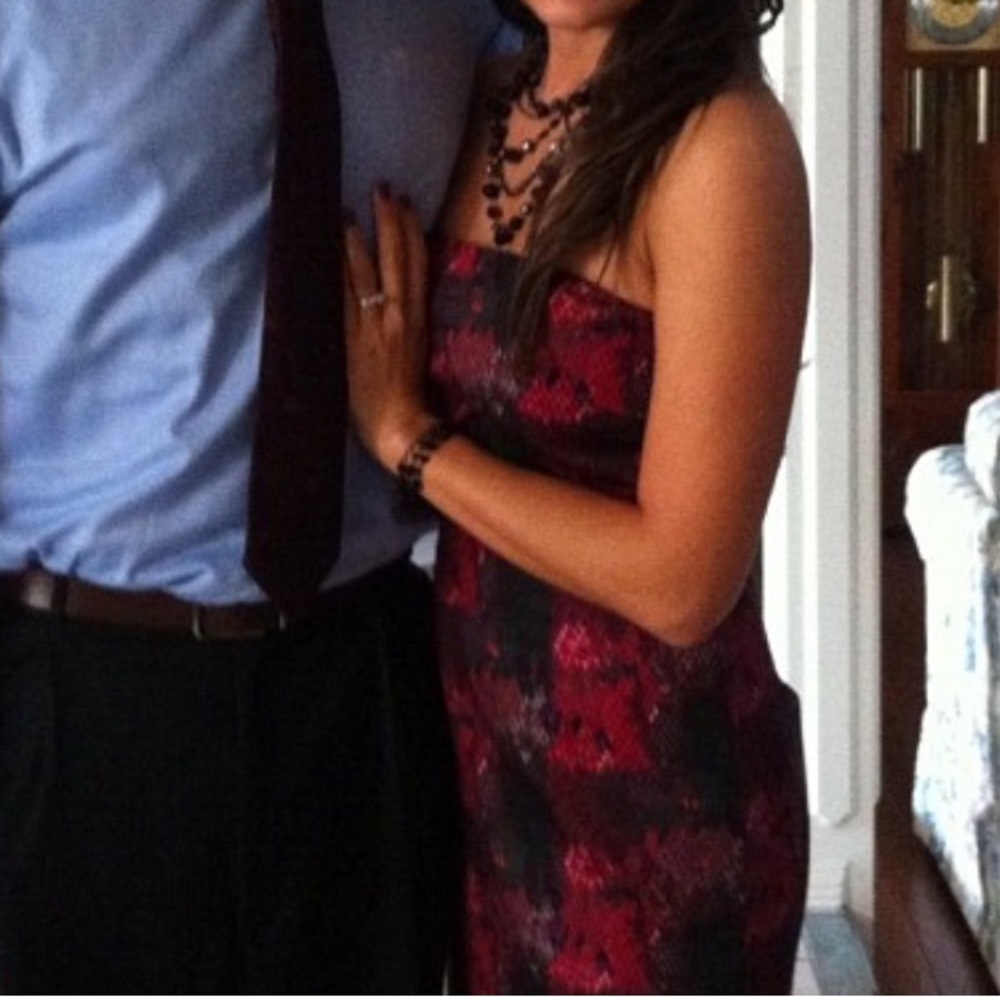 The Limited strapless dress, size 4